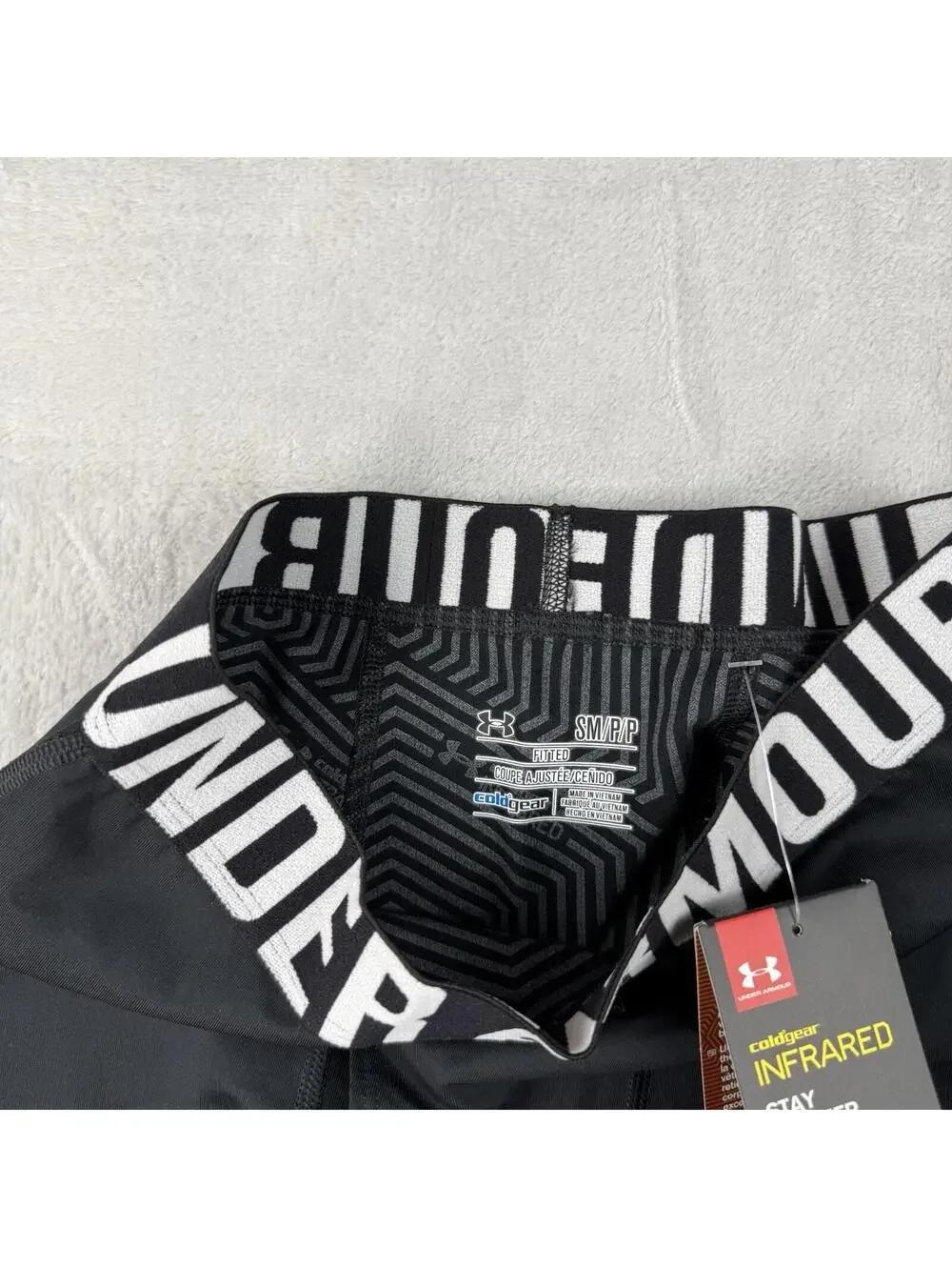 NWT Under Armour INFRARED Compression Pants Men S Fitted Coldgear Warm Sporty - Picture 4 of 10